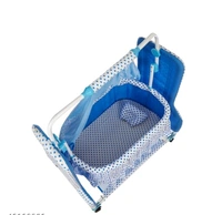 New Born Baby Swing Baby Cradle Baby Crib Baby Jhula with  Cotton Mattress Pillow Adjustable Height and Mosquito Net (Blue - Free Size, Blue, Cradle Material :Cotton, Jhula, Multipack 1